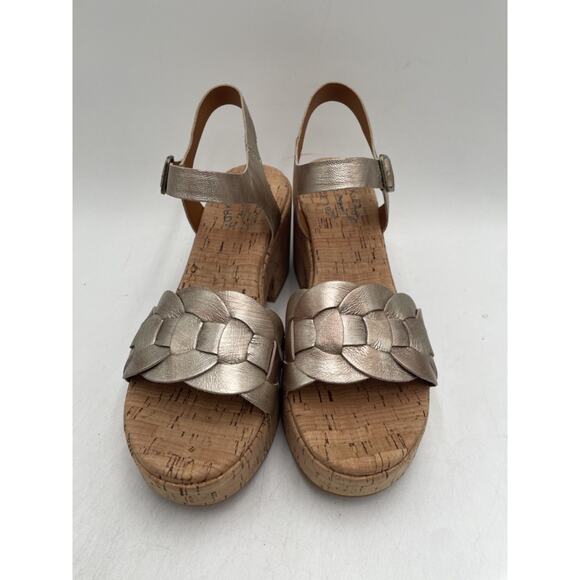 KORK-EASE TATIANA KE0016730 Women's NEW Platform-Sandal Light-Gold US Size 8 NIB - Picture 6 of 11
